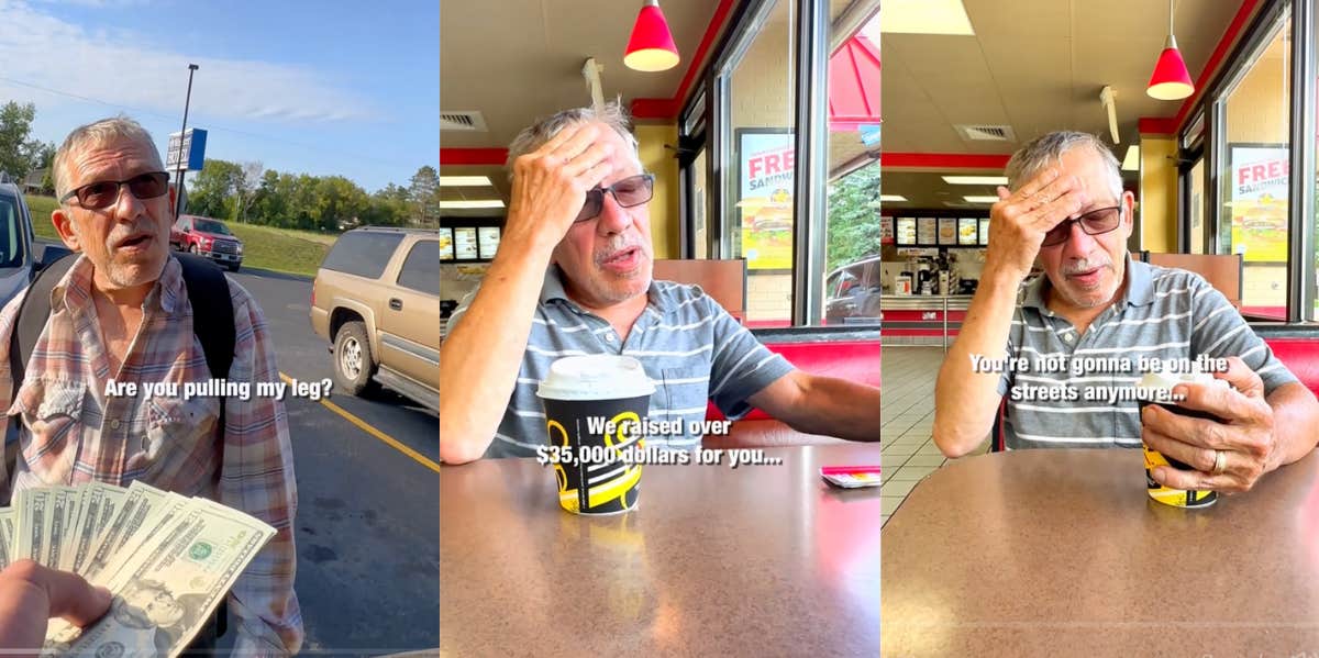 Man Raises Money To Get A Homeless Veteran Off The Streets homeless veteran a tiktoker raised money for