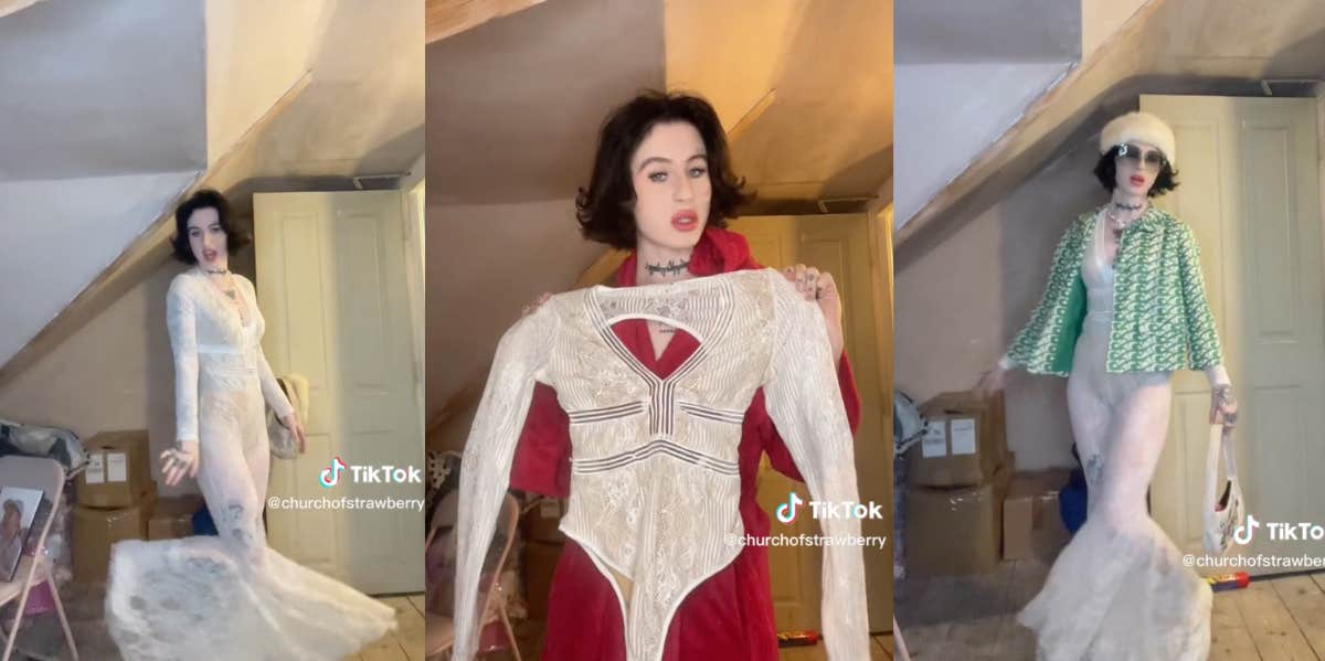 tiktok mom revealing clothes for school pickup