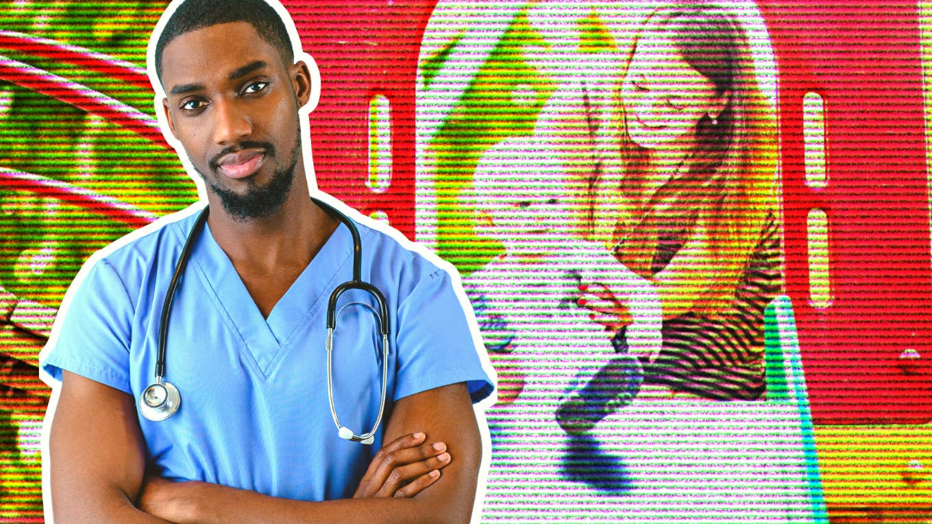 pediatrician reacting to mom taking her baby down a slide