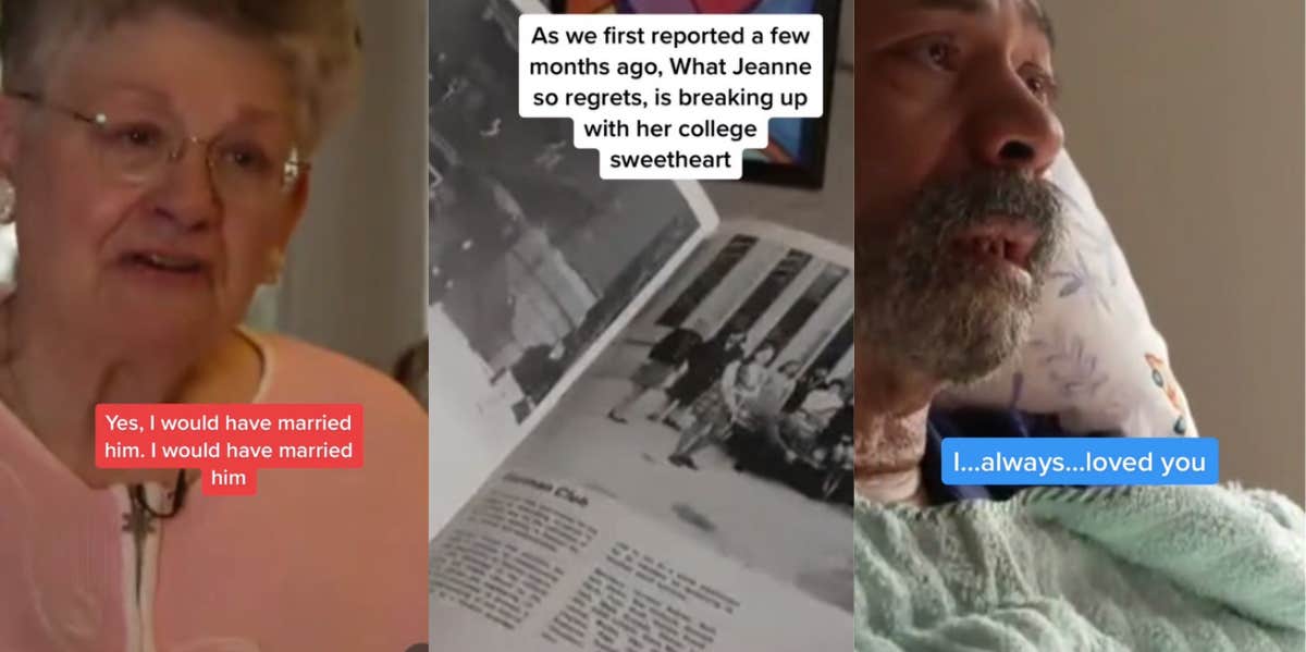Woman Reunites With Love After Being Separated By Family For 40 Years Tiktok screenshots