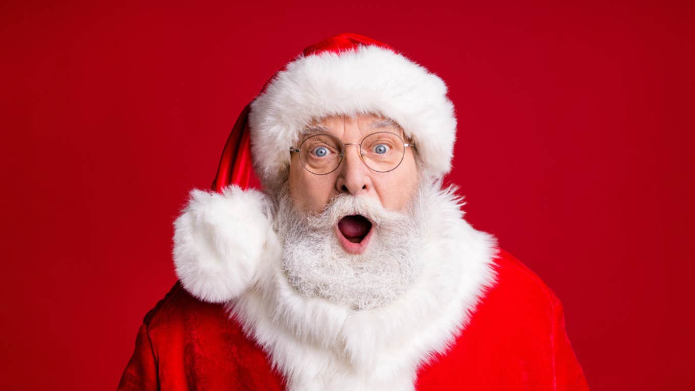 Teacher Got Dress Coded For A Santa Shirt Deemed Dirty By Other Teachers angry santa claus