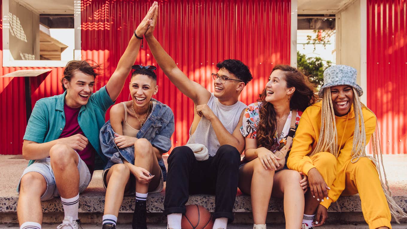 Teacher's 3 Examples Of Gen Z Etiquette That Seem Rude At First diverse group of Gen Z friends