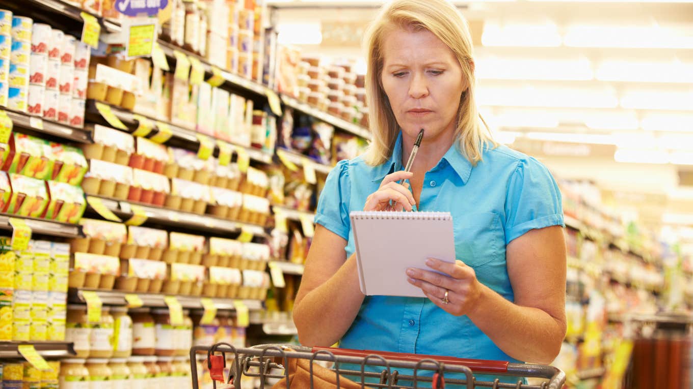 woman shopping