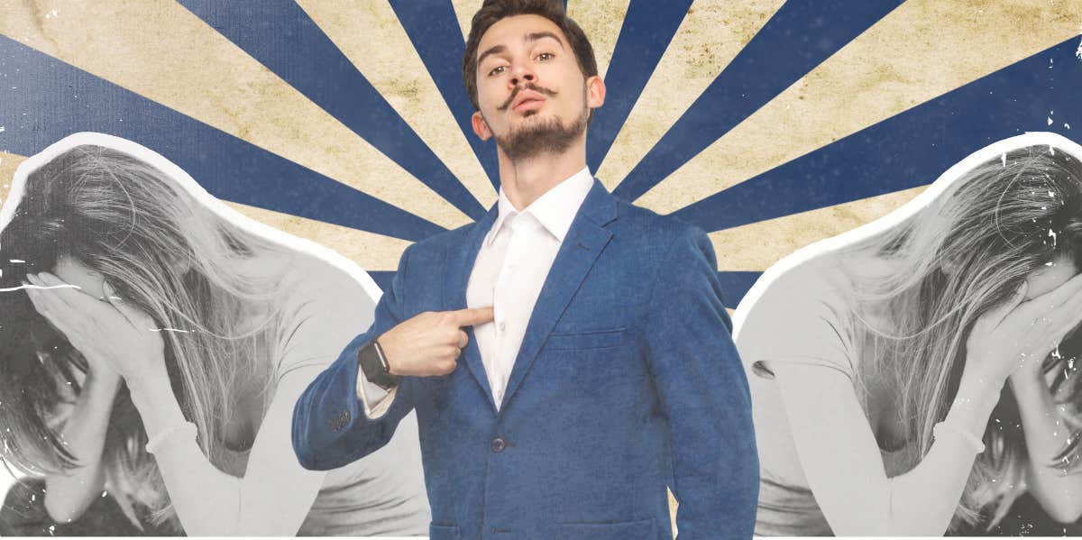 3 Times It's Really Not You — It's Him And His Crazy Ego Man with strong ego pointing to himself