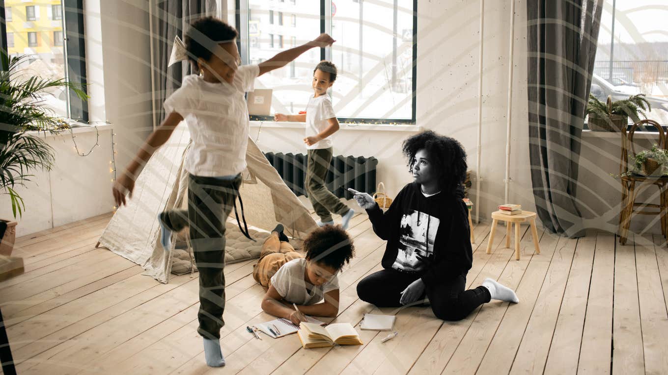 Even The Best Mothers Get Overwhelmed - How To Survive When You Feel Trapped Mom with her sons