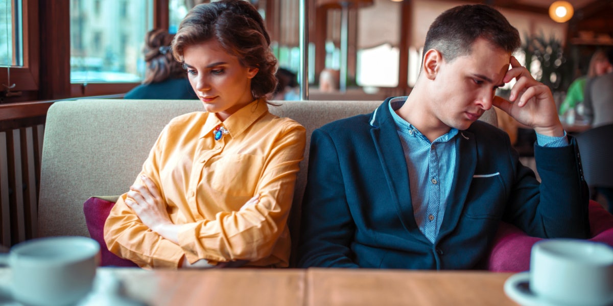 If You're Sick And Tired Of Saying Sorry — Say Goodbye distant couple