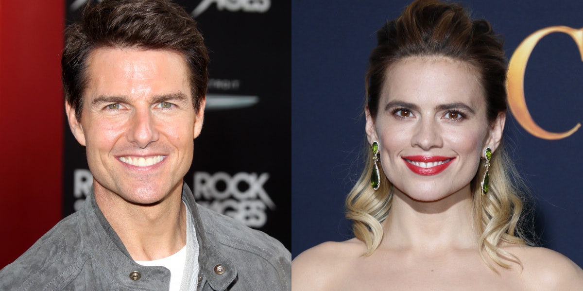 Tom Cruise and Hayley Atwell