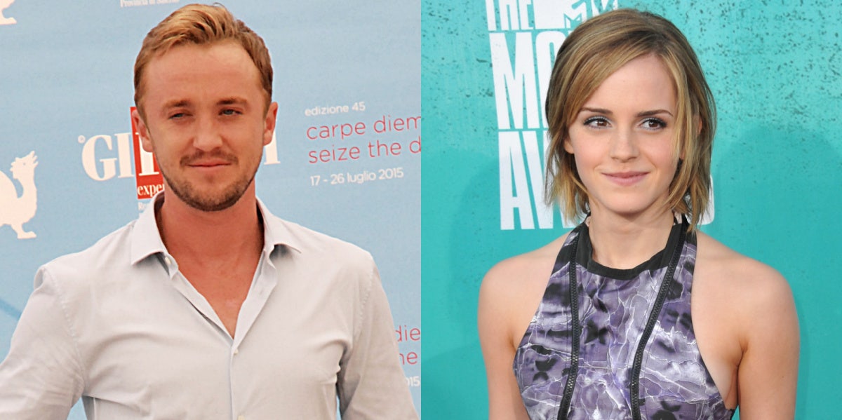 Tom Felton and Emma Watson