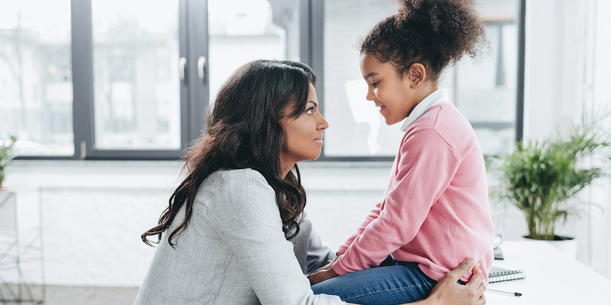 mom and daughter