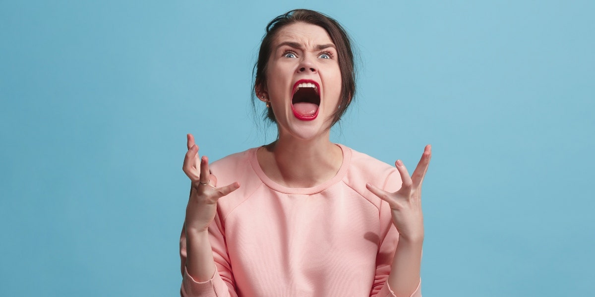 toxic sibling frustrated woman