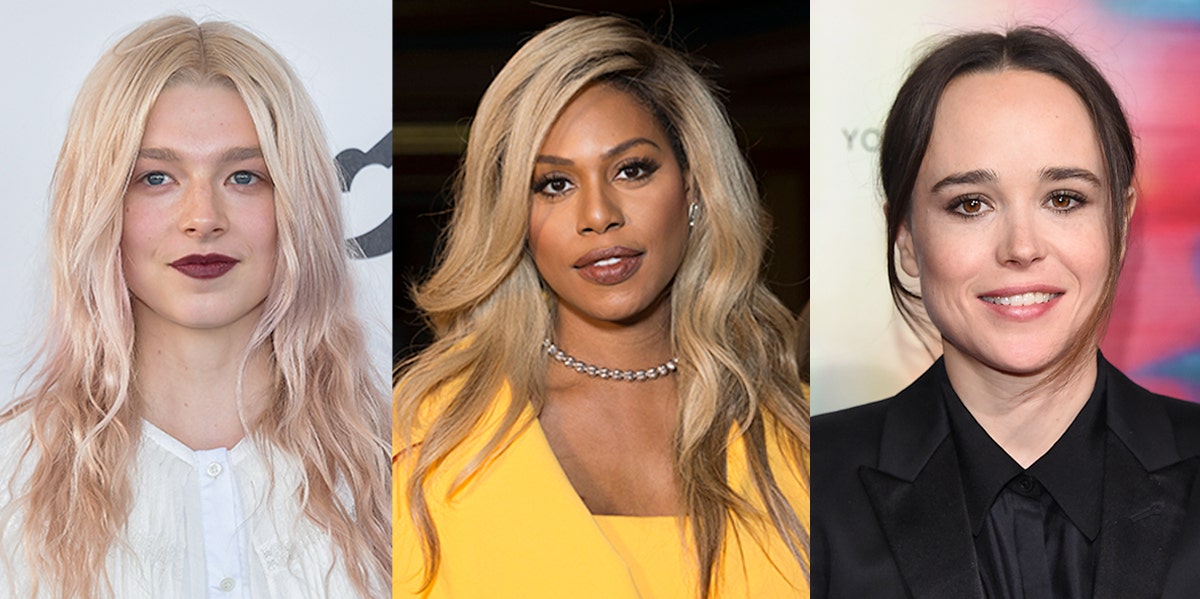 Hunter Schafer, Laverne Cox, Elliot Page Hunter Schafer, Laverne Cox, Elliot Page