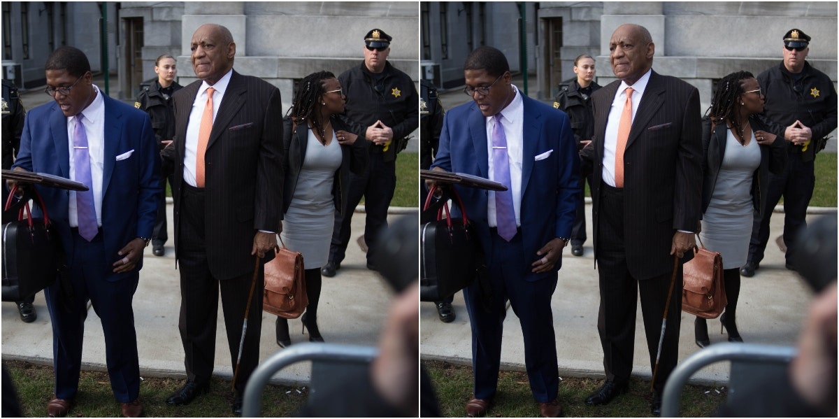 trauma over Bill Cosby's release Bill Cosby release press conference