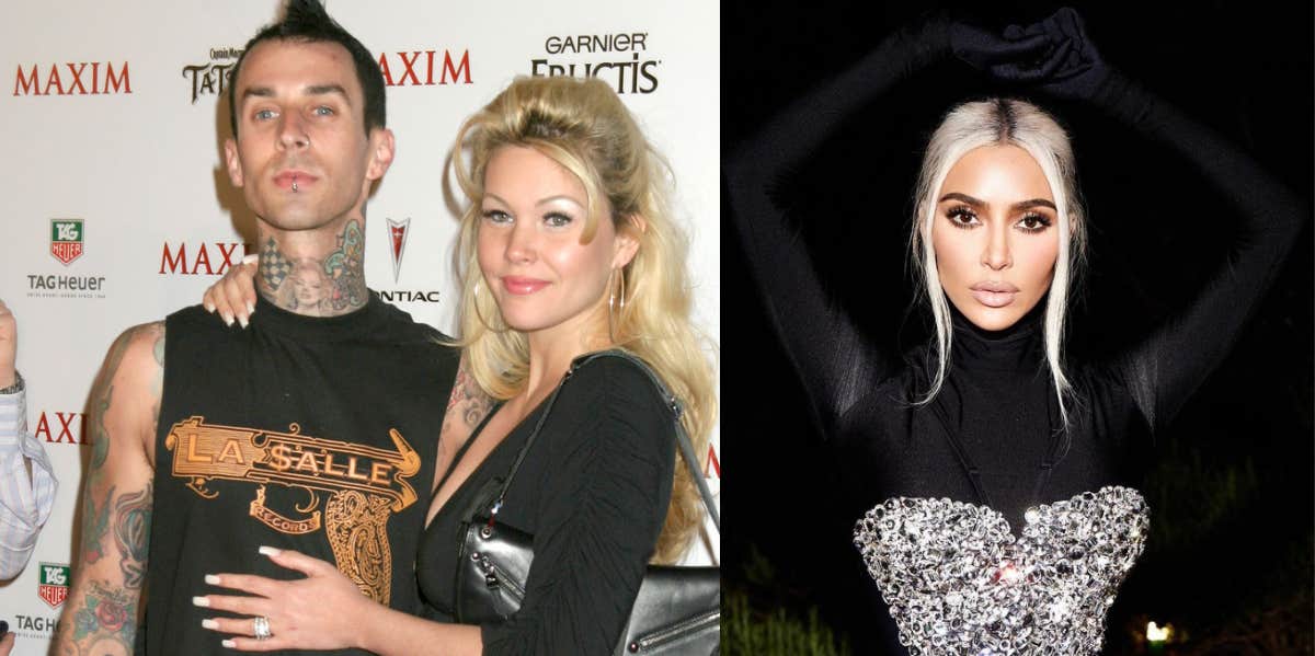 Travis Barker's Ex-Wife Explains Confronting Kim Kardashian At A Party Travis Barker, Shanna Moakler, Kim Kardashian