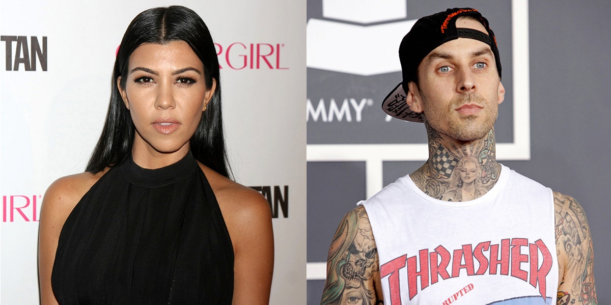 Kourtney Kardashian and Travis Barker