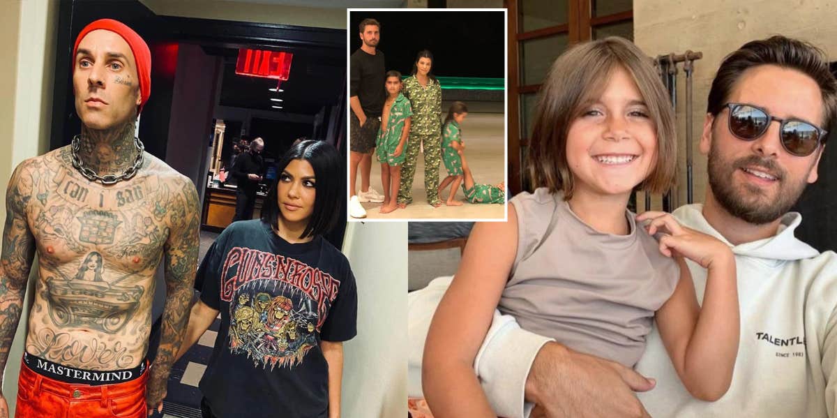 Fan Think Travis Barker Is Trying To Push Scott Disick Away From His Kids Travis Barker, Kourtney Kardashian, Scott Disick