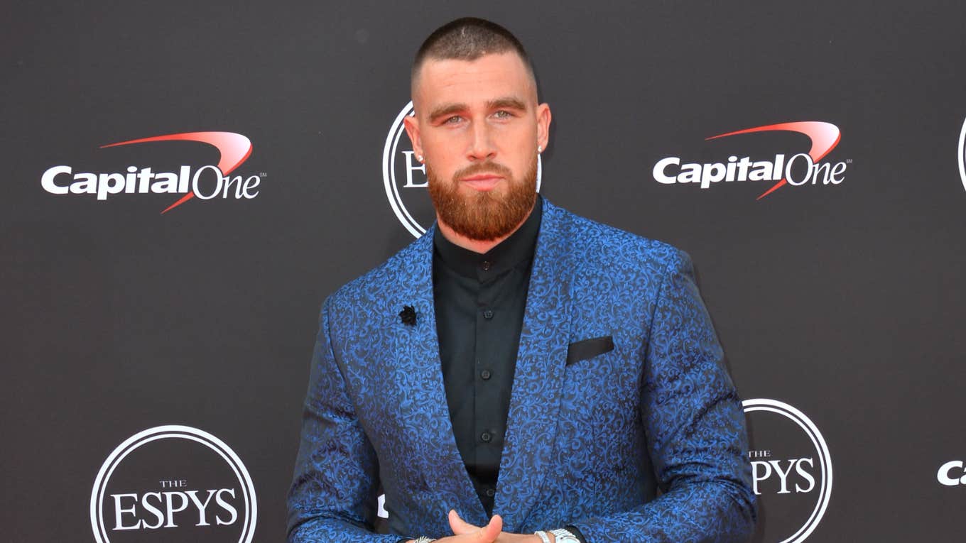 Travis Kelce Called Out Jason for Blaming Red Carpet Look on Wife