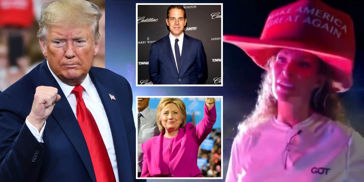 Trump Supporter At Mar-A-Lago Wants FBI To Investigate Hunter Biden & Hillary Clinton Donald Trump, Hunter Biden, Hillary Clinton, Trump supporter