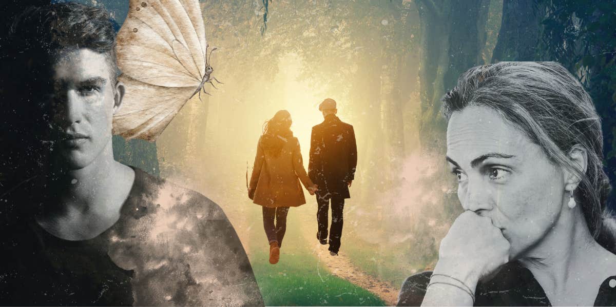 10 Brutal Truths To Know About Living 'Happily Ever After' — Plus, The Reality Of Fairy Tale Endings Man and woman walking down trail