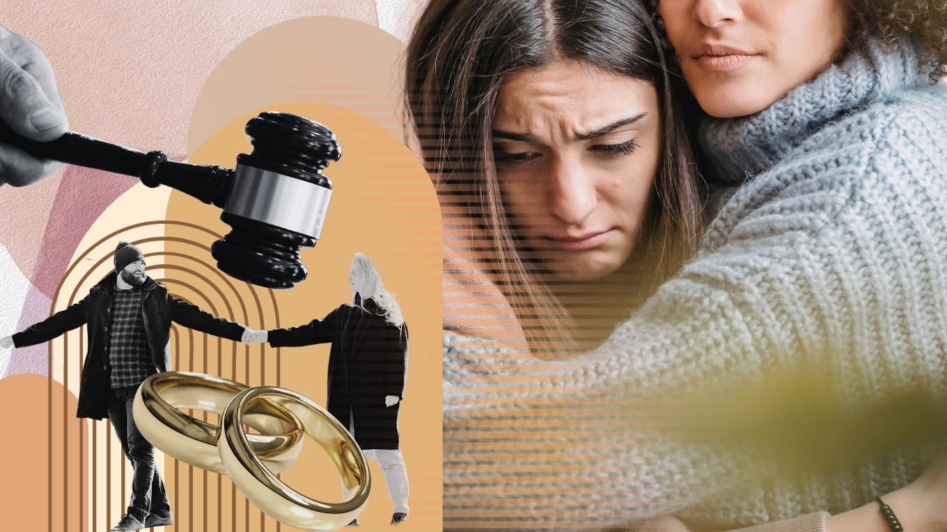 19 Truths About Divorce That Will Make You Feel Better Woman needing friends while going through divorce