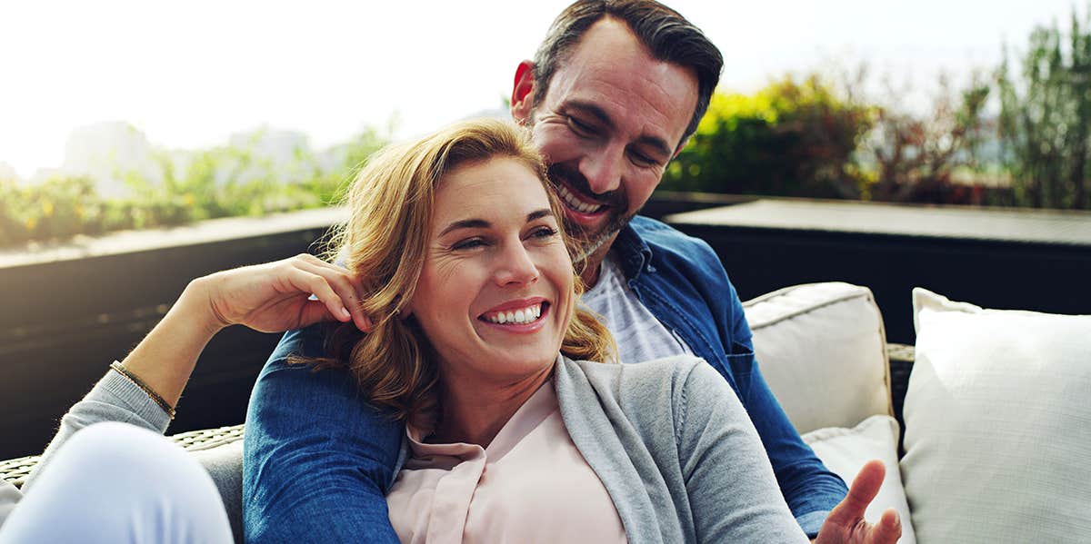 How Intimacy Drastically Changes From Age 20 To 40 happy middle aged couple