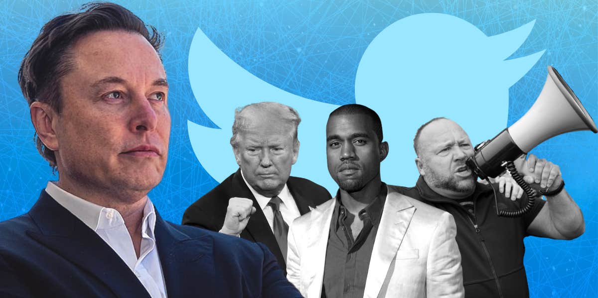 Elon Musk Begs People To Tweet As Twitter's Decline Continues Elon Musk, Donald Trump, Kanye West, Alex Jones
