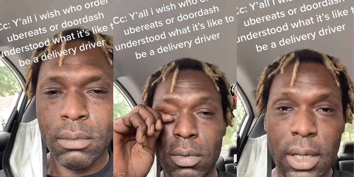 tiktok, UberEats driver