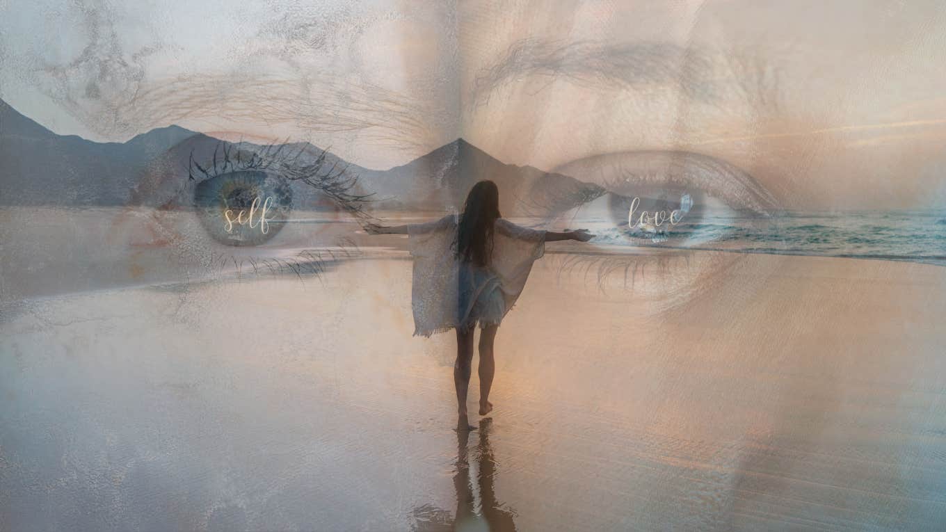An 'Ugly' Woman Shares Her Moment Of Learning True Self-Love Woman freeing herself from outer beauty and loving herself