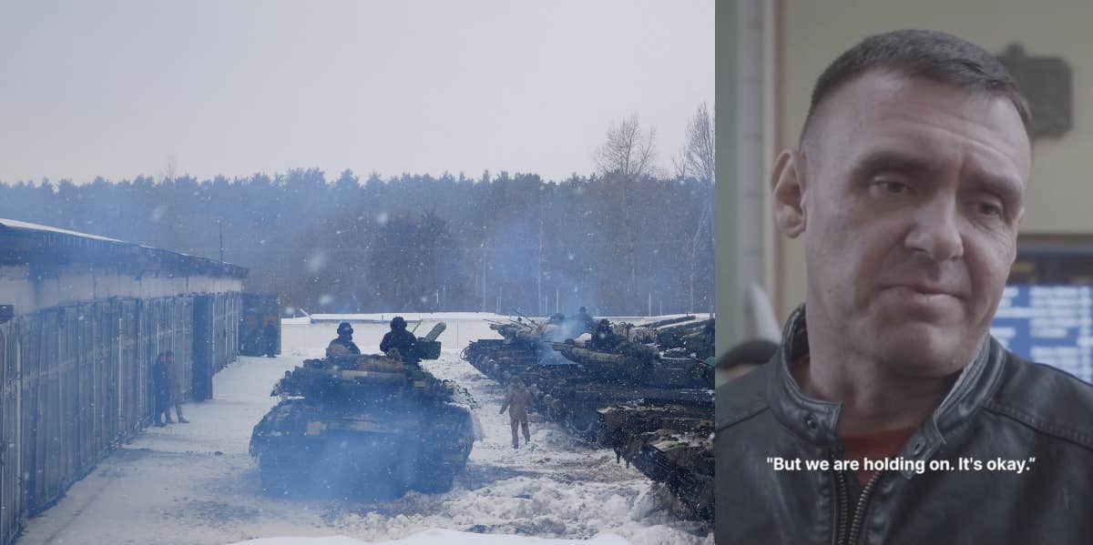 Ukrainian Father joins war