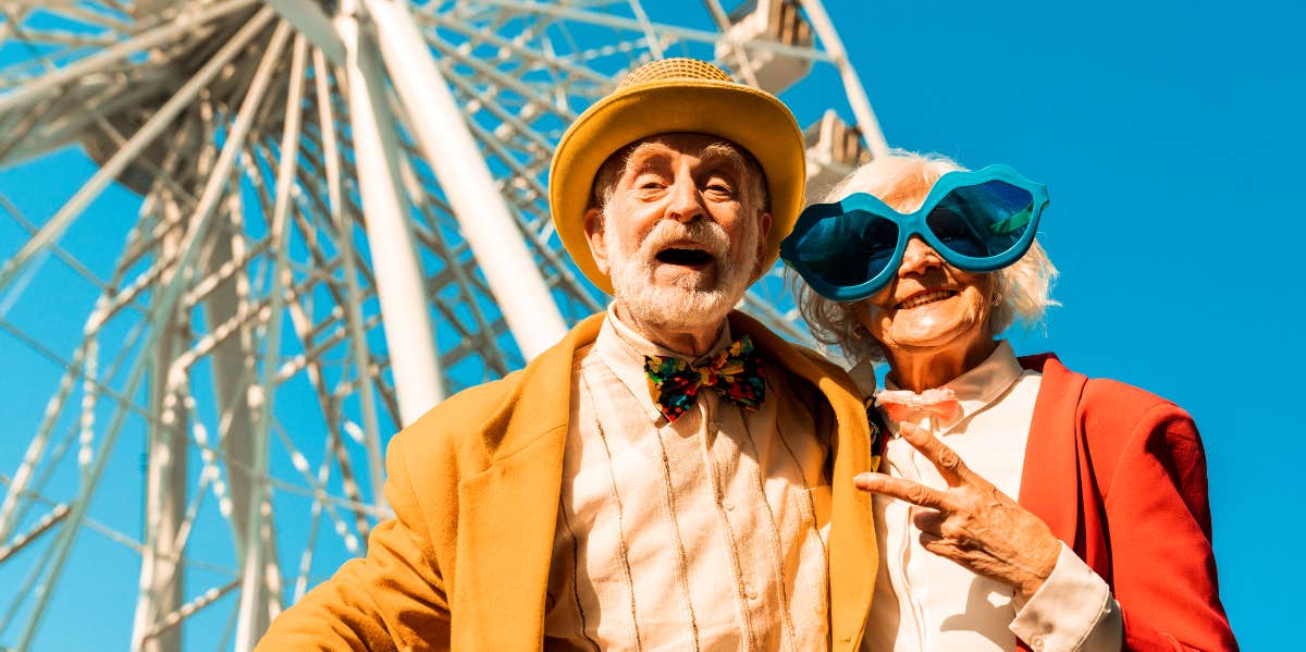 Woman Reveals The Uncool Way To Determine If You're In A Healthy Relationship funny older couple