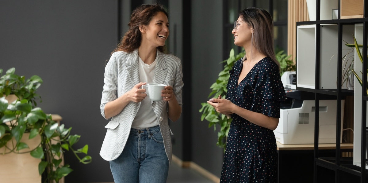 underselling yourself two office women talkin