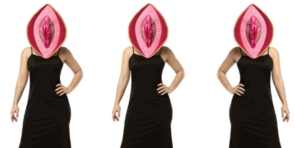 vagina, halloween costume