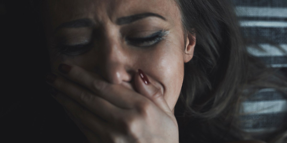My Rapist Went On To Murder His Wife — And I Feel Responsible upset woman in shadwo