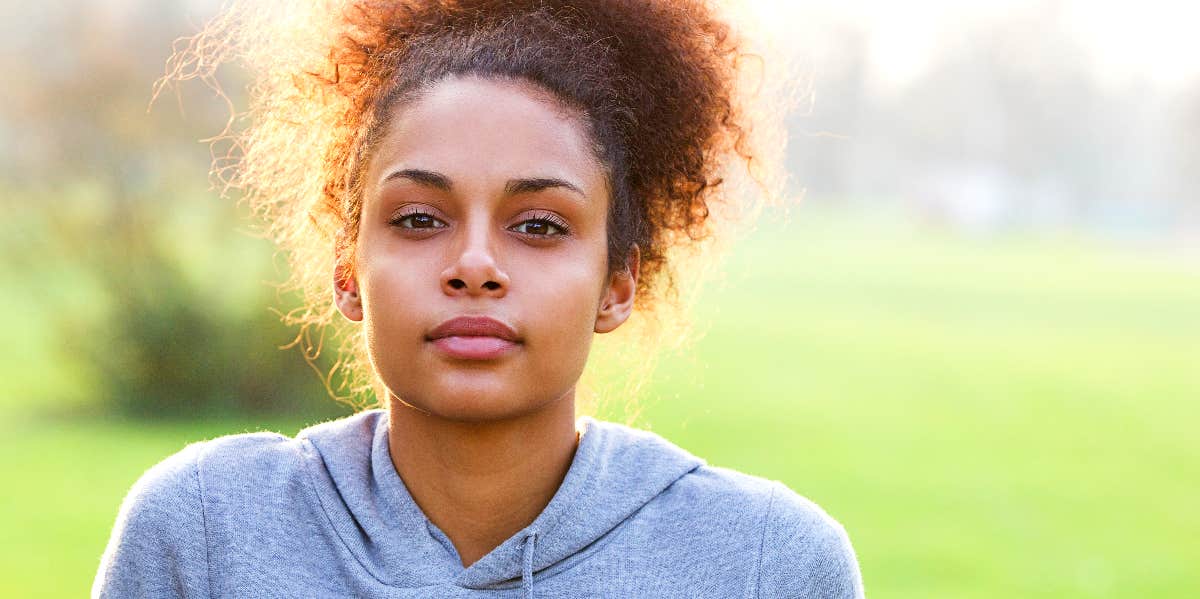Using Your Anxiety To Become The Person You Want To Be Confident young woman looks straight at camera