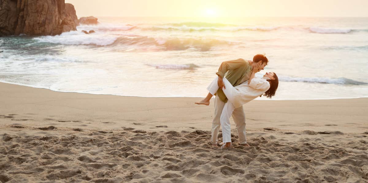 couple on beach