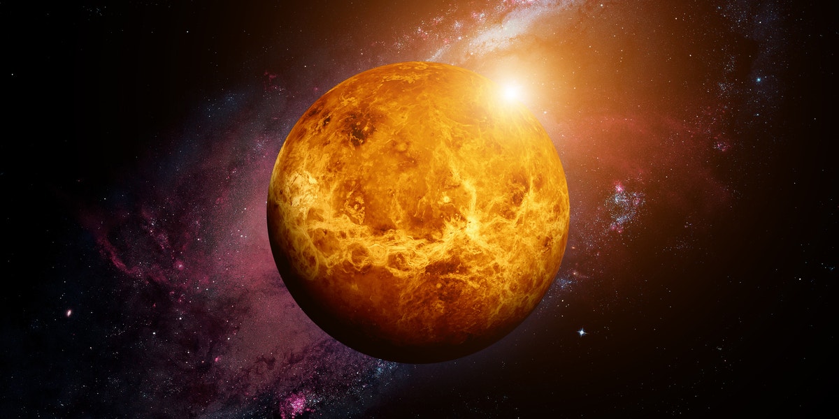 venus the planet of love and beauty in outer space