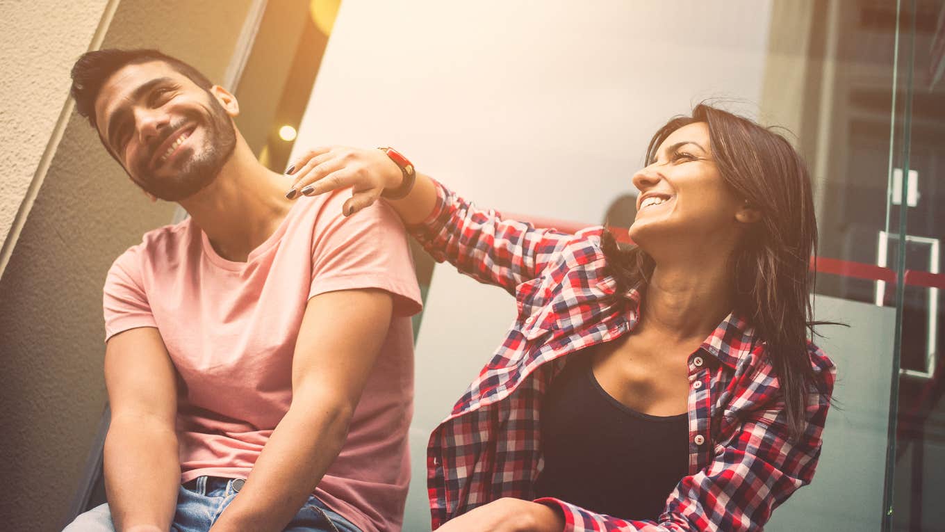 10 Very Good Reasons You Should Flirt With A Married Man woman flirting