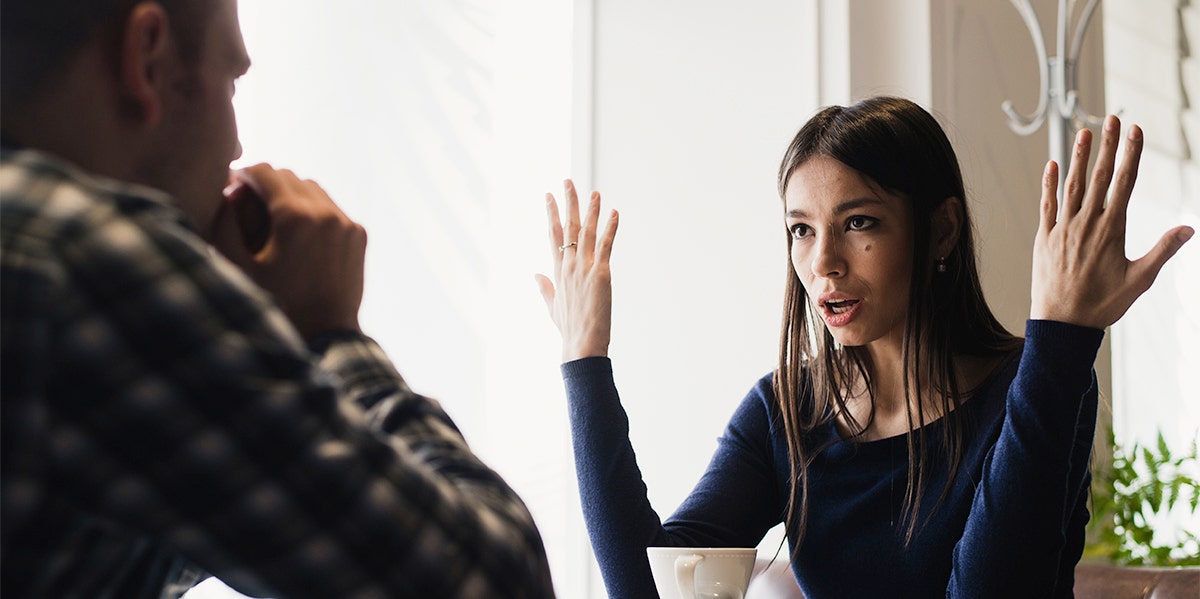 It Felt Like Love (But I Was Really A Victim Of Coercive Control) woman in argument