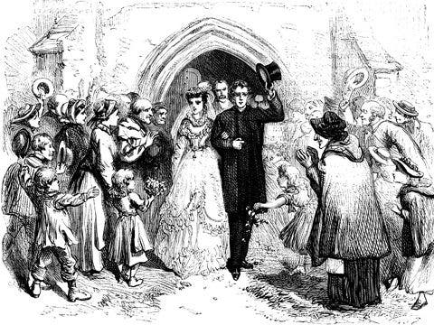victorian era wedding