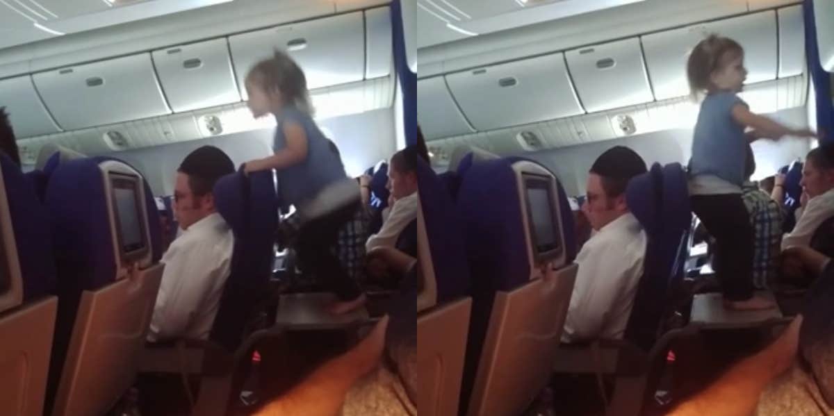 Video Of A Child 'Running Wild' During An 8-Hour Flight Sparks Outrage Online Plane video