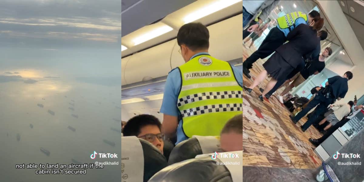 Video Shows What Happens When You Refuse To Fasten Seatbelt On Plane's Descent Plane landing TikTok