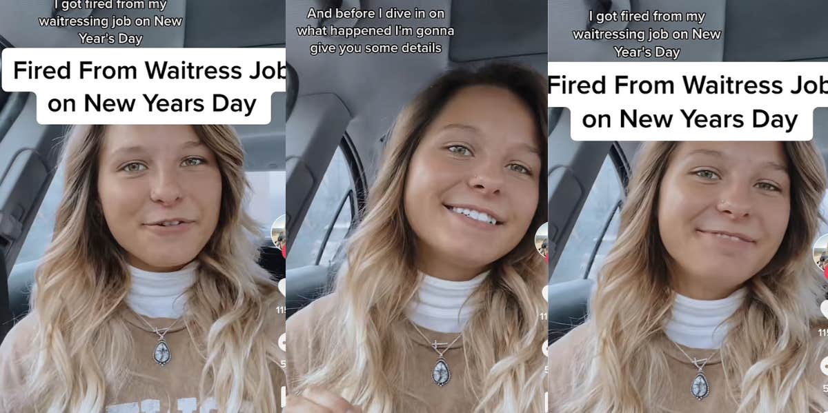 Waitress Gets Fired After Telling Her Boss She Doesnt Get Paid Enough To Help Wash Dishes 