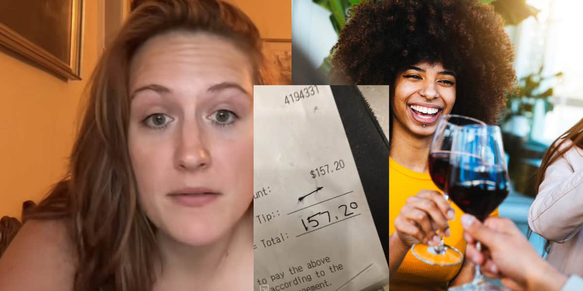 Customers Leave No Tip On Their $160 Bill After Waitress Refused To Serve Alcohol To Their Underage Daughter Waitress, alcohol, no tip