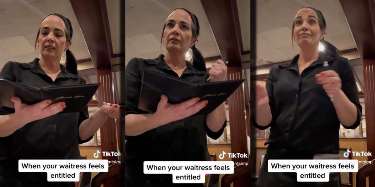Server Declined Tip & Stormed Off After Customer Downplayed Her Service angry waitress