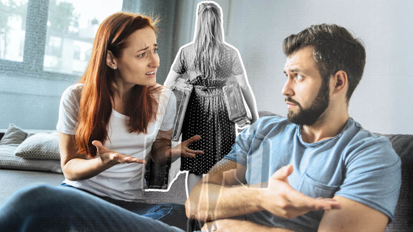 3 Sad Signs You Suffer From 'Walk Away Wife' Syndrome Man not hearing woman’s concerns