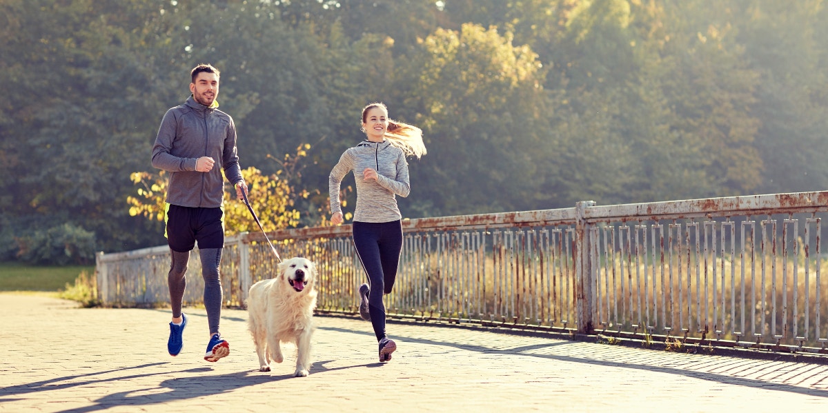 couple running