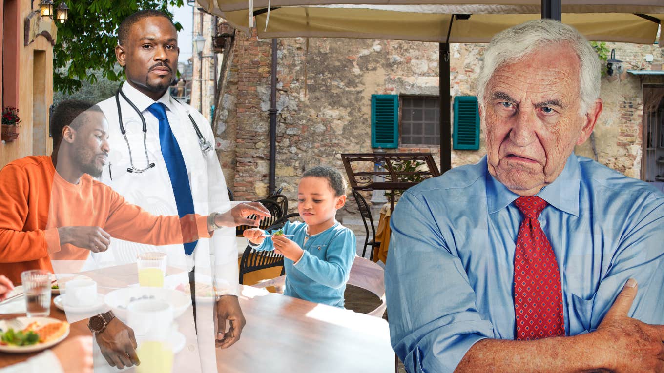 Family experiencing racism at a breakfast restaurant 