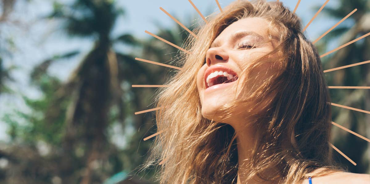 13 Brilliant Ways Your Inner Wisdom Shows Up (Without You Realizing It) woman looking up