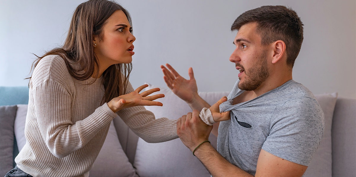 How Women Control Men Without Men Even Knowing It man and woman arguing