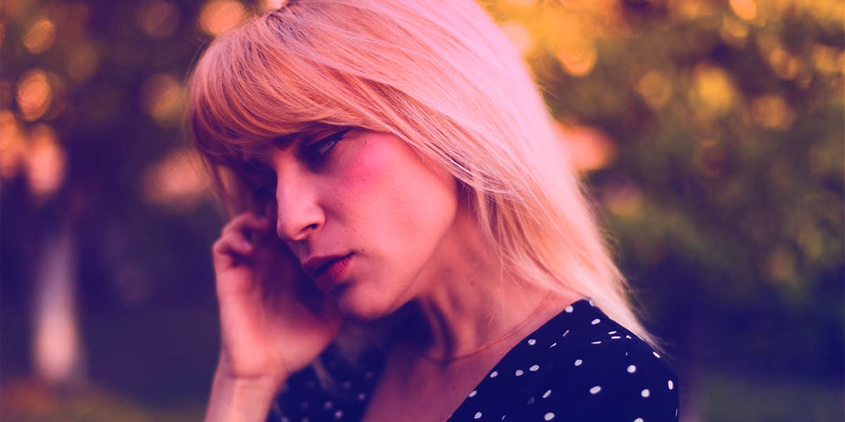 Subtle Ways Women Sabotage Their Chance Of Meeting A Great Guy unhappy woman