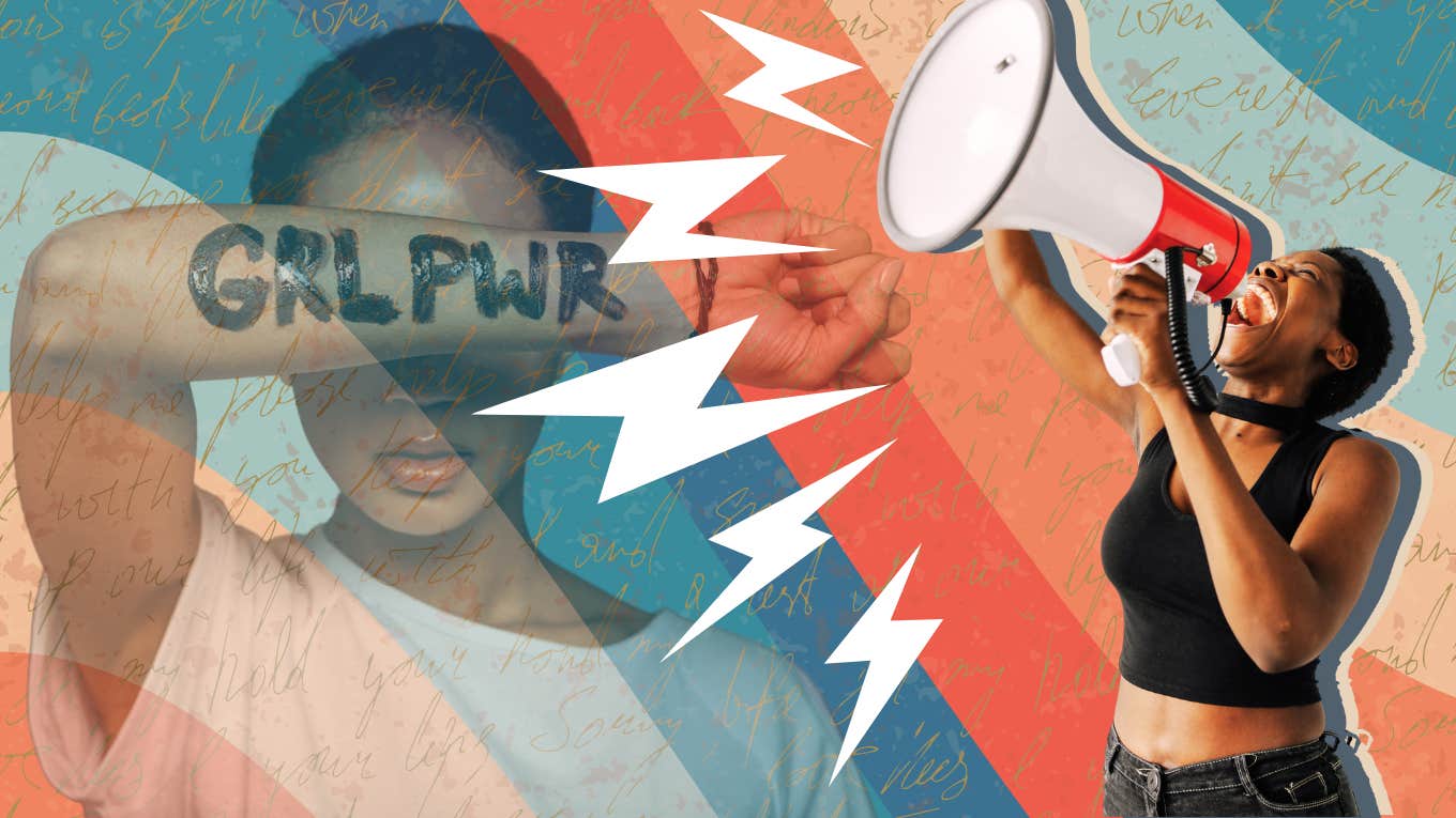 Tiny Habits That Will Make You More Empowered Than Ninety-Nine Percent Of People Girl Power, shouting using your voice